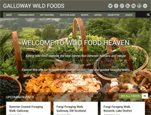 Tablet Screenshot of gallowaywildfoods.com
